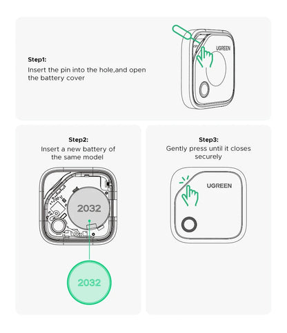 UGREEN Smart Bluetooth Tracker, Keys Finder Item Locator SmartTag - Mirza Finds