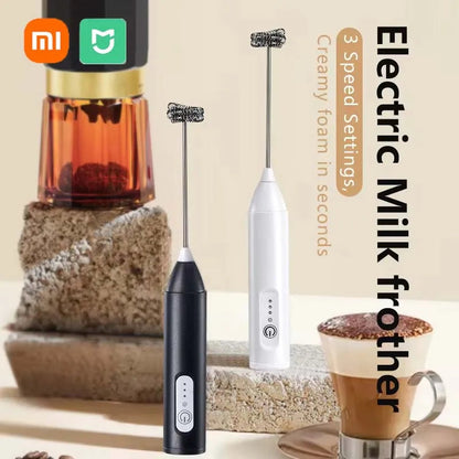 Xiaomi Rechargeable Electric Milk Frother – Portable Coffee Whisk Mirza Store