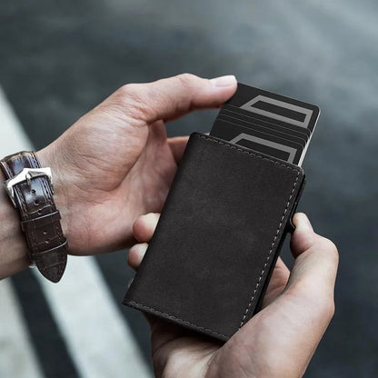 YATBEST Men’s RFID Tri-Fold Wallet Mirza Store