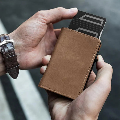 YATBEST Men’s RFID Tri-Fold Wallet Mirza Store