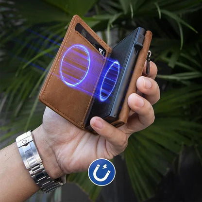 YATBEST Men’s RFID Tri-Fold Wallet Mirza Store