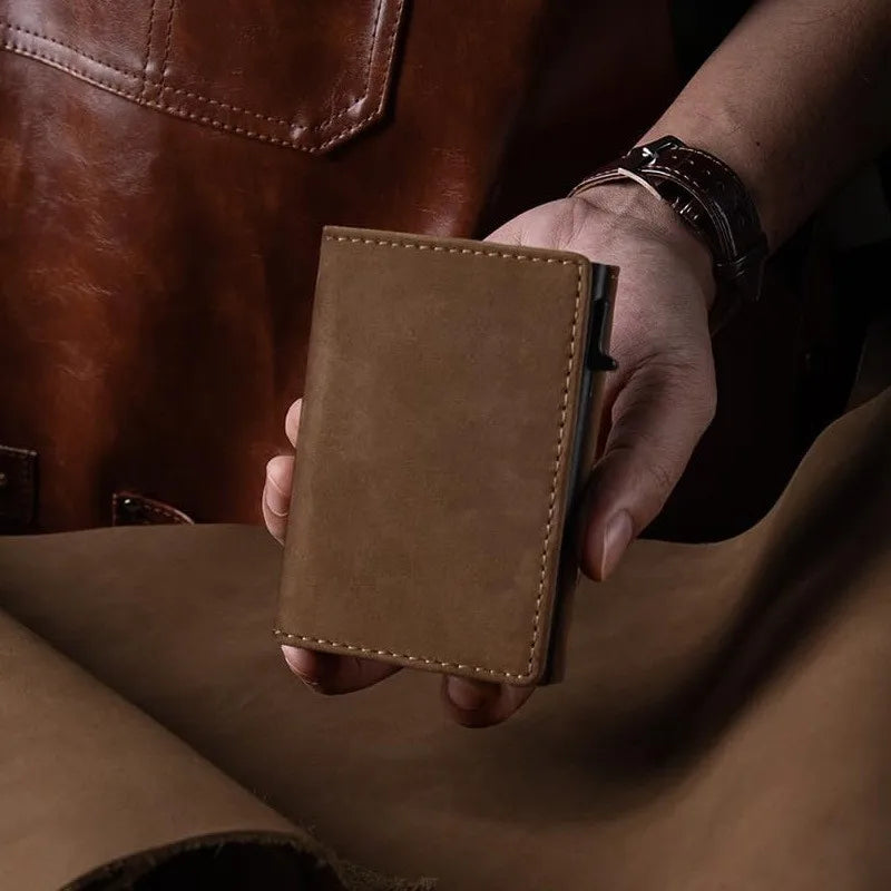 YATBEST Men’s RFID Tri-Fold Wallet Mirza Store